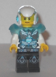 LEGO uagt031 Agent Max Burns - Helmet and Armor, White Arms
