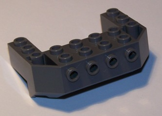 Bricker - Part LEGO - 87619 Train Front Sloping with 4 Studs