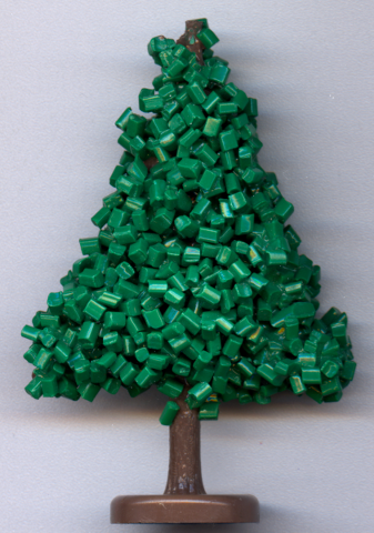 Bricker - Part LEGO - GTPine Plant, Tree Granulated Pine