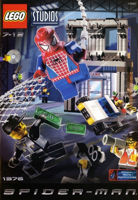Lego Beine blau Hüfte rot Aufdruck Spinnenweben Spider Man 970c07pb02 Neu 