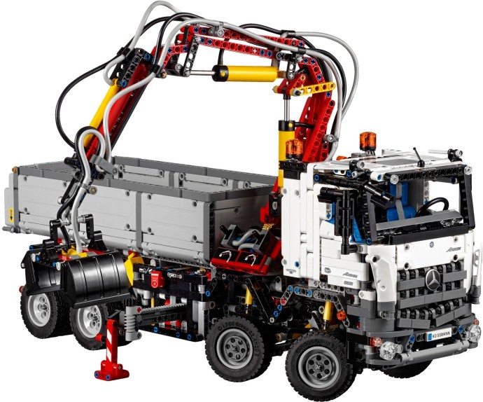 Bricker - Part LEGO - 61927c01 Technic Linear Actuator with Dark Bluish  Gray Ends