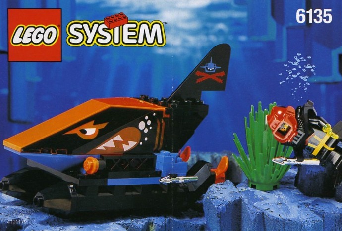 Lego 2 x Aquashark  Maske Unterwasser Visier  x41 rot 